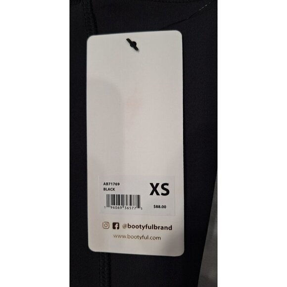 NWT Bootyful Athleisure Yoga Workout Leggings Black/Size XS - Picture 4 of 5